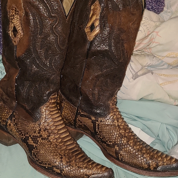 Corral Python Snake Skin Boots - Picture 1 of 5